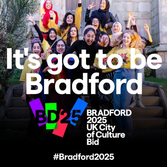 People supporting the Bradford 2025 bid