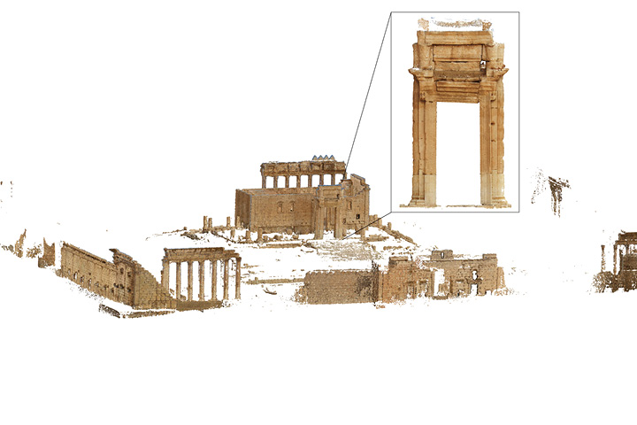 Virtual reconstruction of the Temple of Bel, Palmyra, Syria