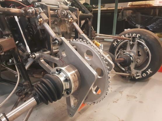 Team Bradford Racing car gears and linkages