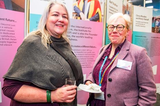 Dr Elaine Brown and Joanna Beaumont