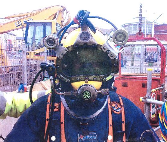 Sean Cahill in diving gear