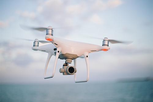 Image of a drone flying 