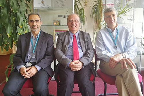 Professor Raed A Abd-Alhameed, Professor Rami Qahwaji and Professor Irfan Awan
