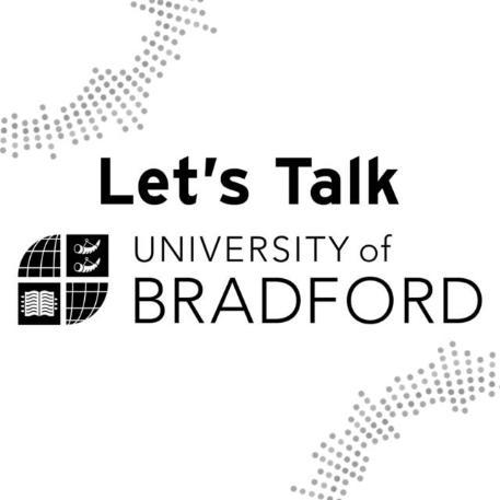 Let's Talk University of Bradford podcast logo