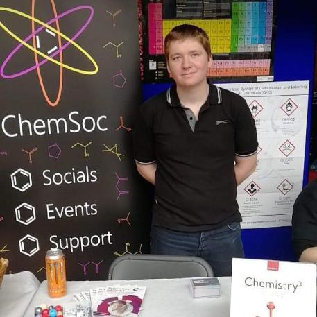 University of Bradford Alumni, Daniel Hall at Chemistry Society stand