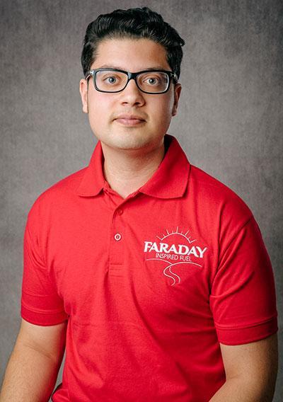 Omar Bahadur, Mechanical Engineering graduate. Profile style photo.