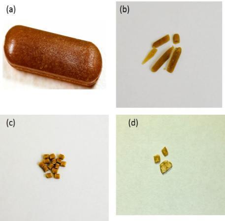 four images of drugs in table structure